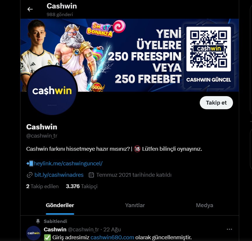 Cashwin Twitter